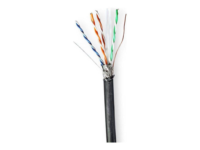 Nedis CCBG8598BK100S networking cable - Schwarz - 100 meter
