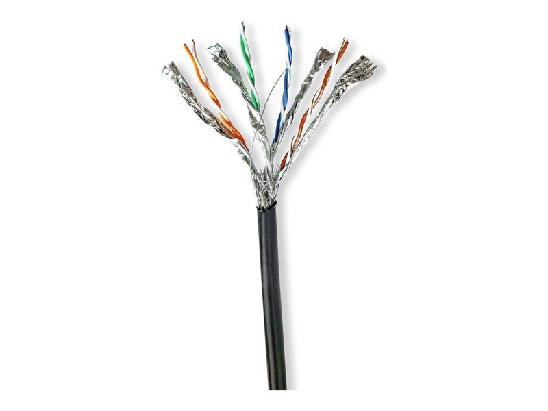 Nedis CCBG8599BK100S networking cable - Schwarz - 100 meter