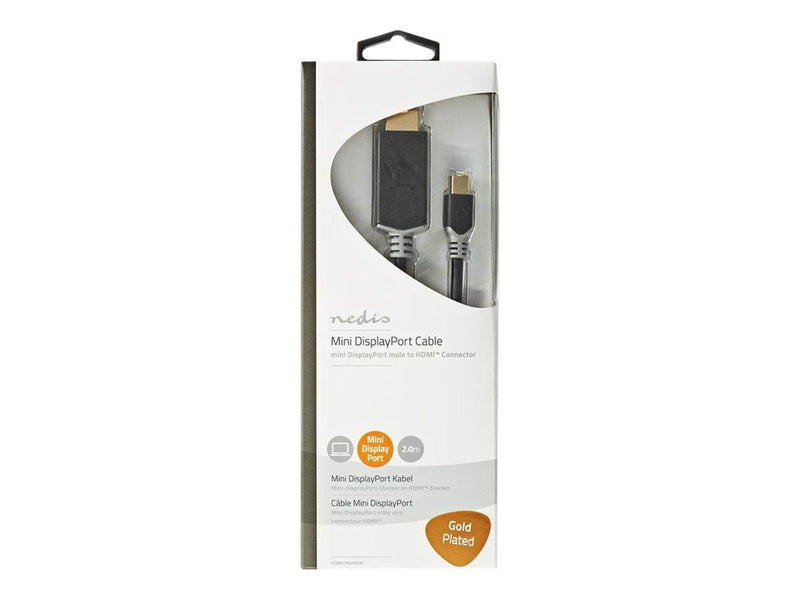 Nedis adapter cable - Mini DisplayPort / HDMI - 2 m