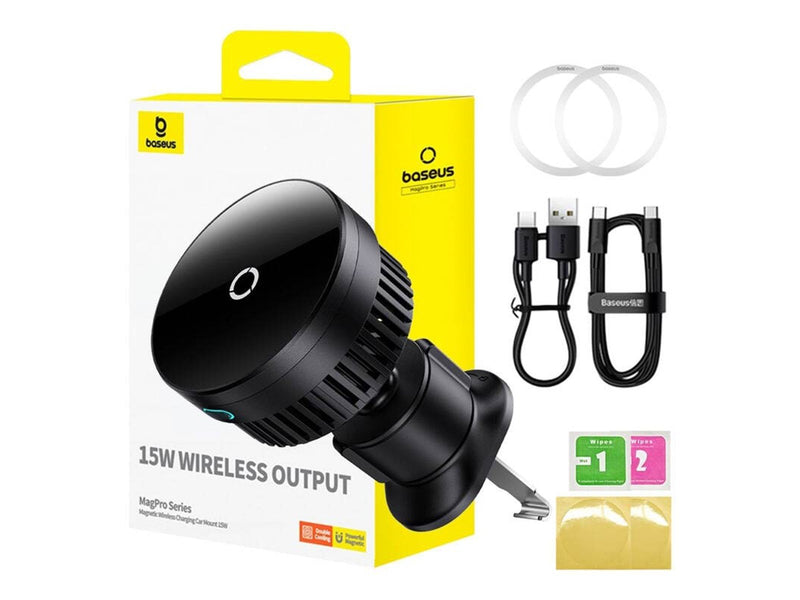 Baseus Magnetic Car Phone Holder  MagPro 15W (black)