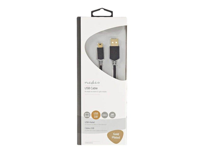 Nedis - USB cable - USB to mini-USB Type B - 2 m