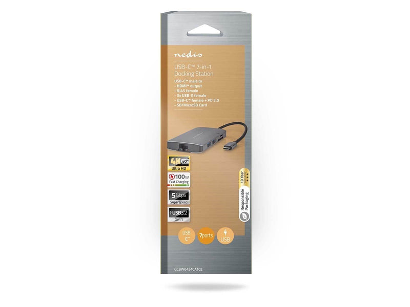 Nedis CCBW64240AT02 laptop dock/port replicator USB-Hubs