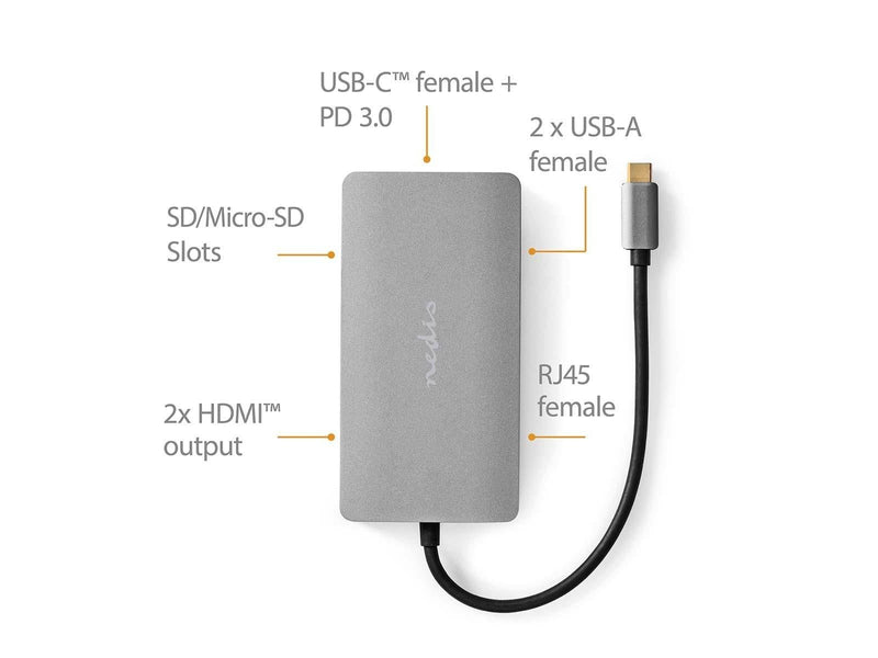 Nedis CCBW64250AT02 laptop dock/port replicator USB-Hubs