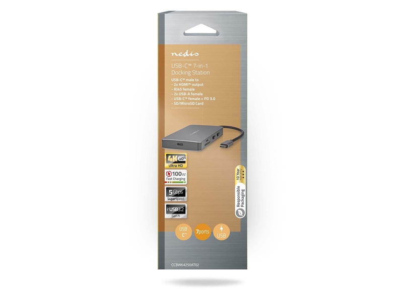 Nedis CCBW64250AT02 laptop dock/port replicator USB-Hubs