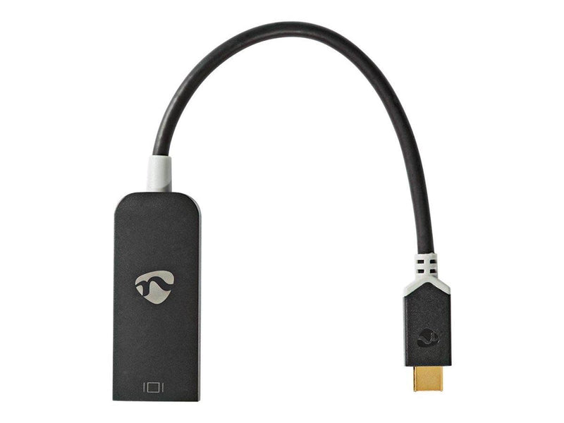 Nedis USB-C 3.1 Adapter Cable - USB / DisplayPort adapter - 24 pin USB-C to DisplayPort - 20 cm