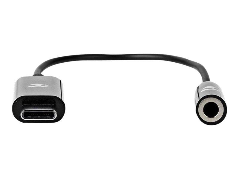 Nedis USB-C to headphone jack adapter - audio / USB - 15 cm
