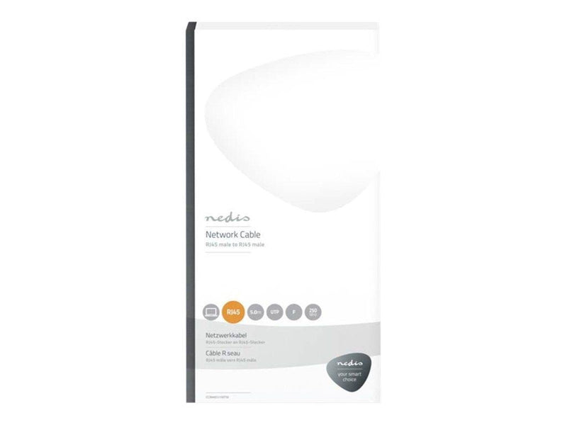 Nedis network cable - 5 m - anthracite - Schwarz - 5 meter
