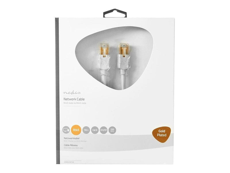 Nedis network cable - 10 m - white - Weiß - 10 meter