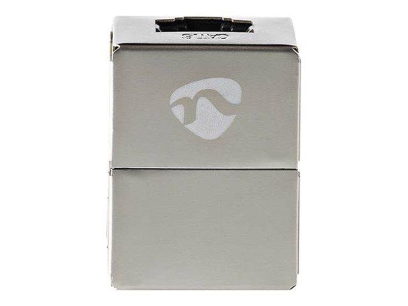 Nedis network coupler - metal - Silber