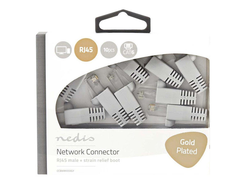 Nedis network connector - grey - Grau