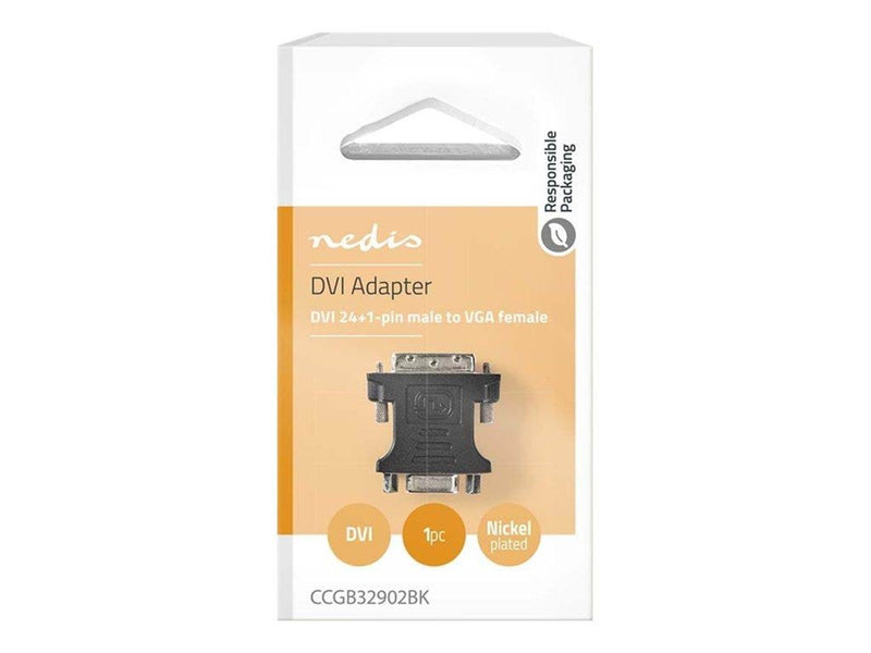 Nedis - video adapter - DVI-D to HD-15 (VGA)