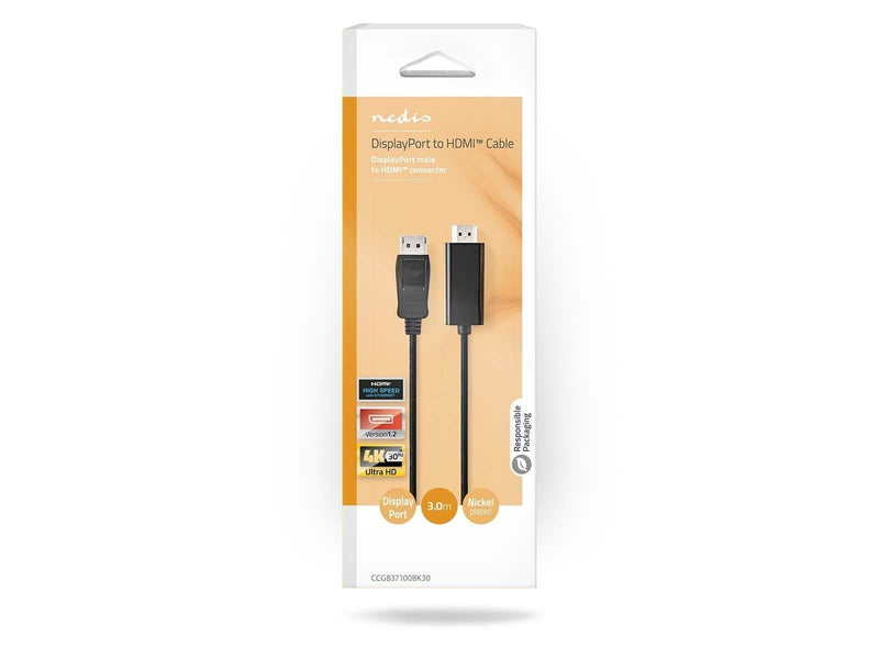 Nedis CCGB37100BK30 video cable adapter