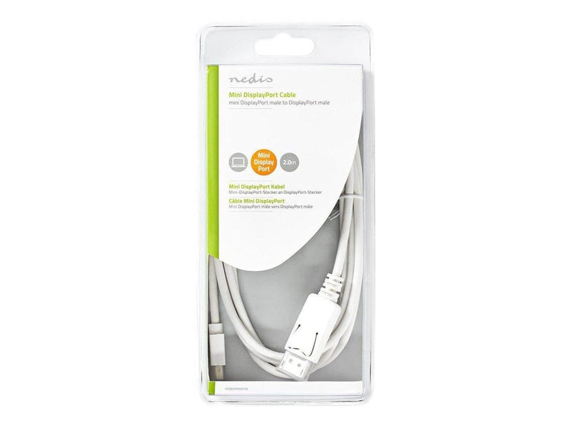 Nedis - DisplayPort cable - Mini DisplayPort to DisplayPort - 2 m