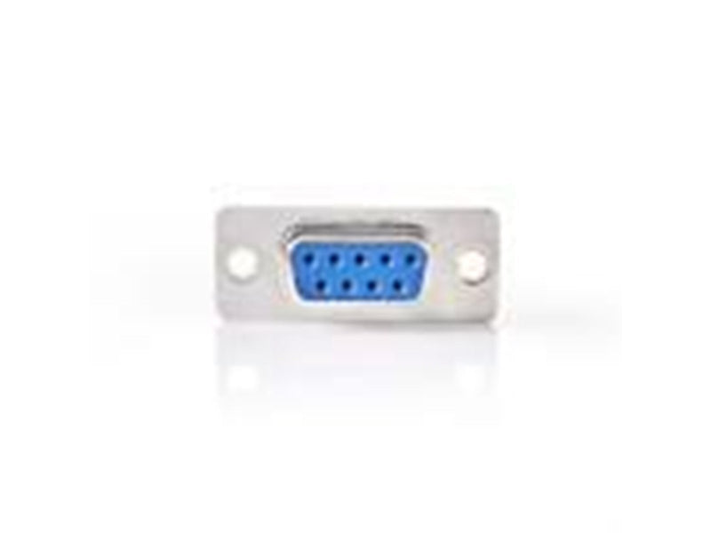 Nedis D-Sub Chassis Mount | D-SUB 9-Pin Female | Silver | Box