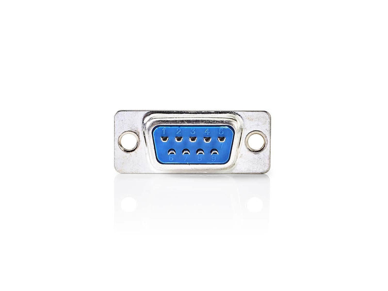 Nedis D-Sub Chassis Mount | D-SUB 9-Pin Female | Silver | Box