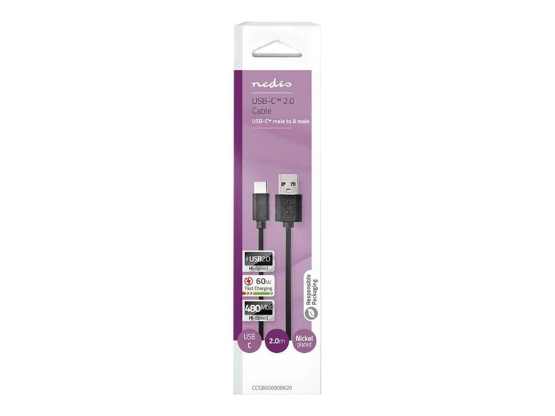 Nedis - USB-C cable - USB Type A to 24 pin USB-C - 2 m