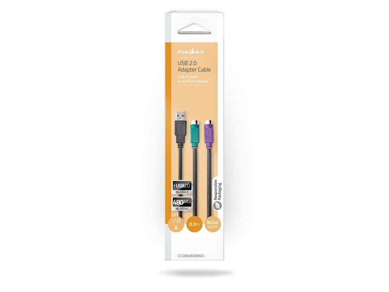 Nedis CCGB60830BK03 PS/2 cable