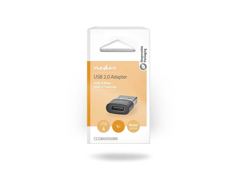 Nedis USB-A Adapter | USB 2.0 | USB-A Male | USB-C™ Female