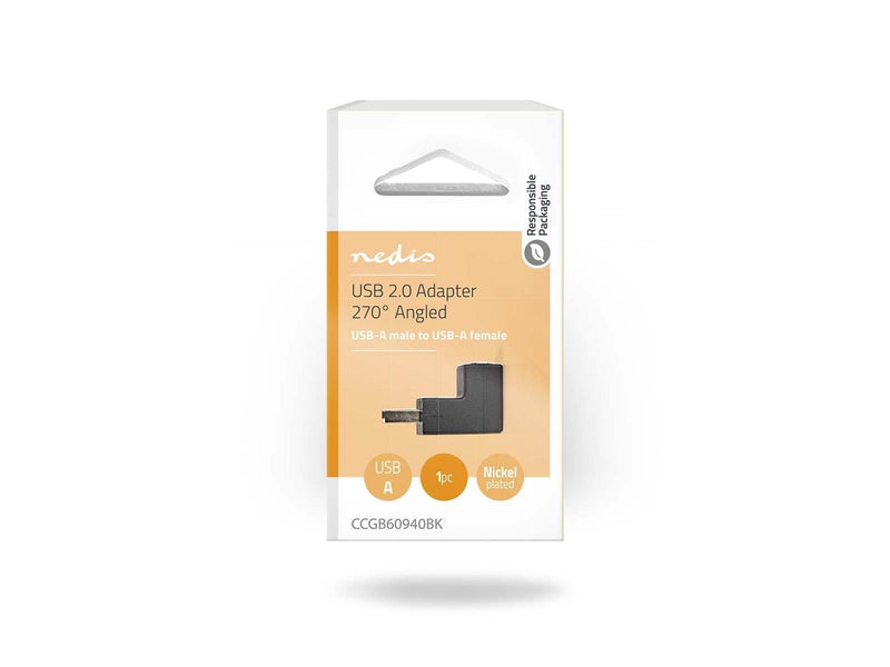 Nedis USB-A Adapter | USB 2.0 | USB-A Male | USB-A Female