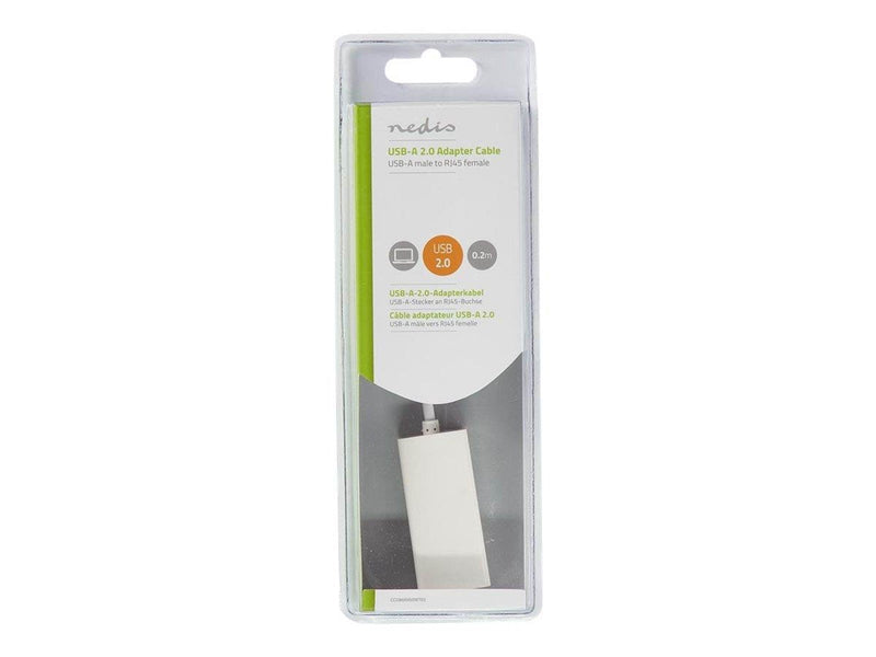 Nedis - network adapter - USB 2.0 - 10/100 Ethernet x 1