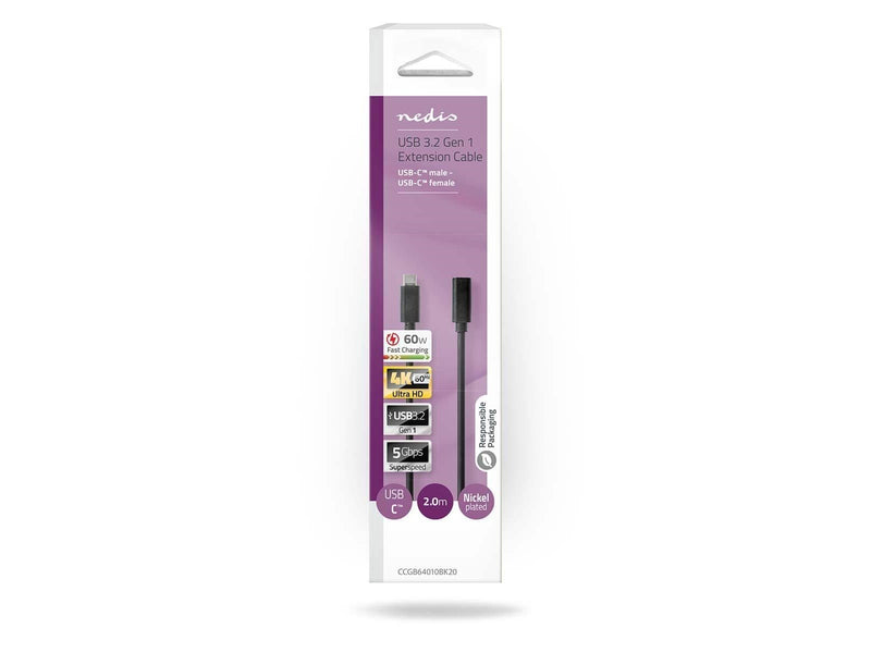 Nedis CCGB64010BK20 USB cable