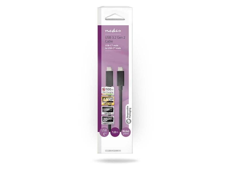 Nedis CCGB64020BK10 USB cable