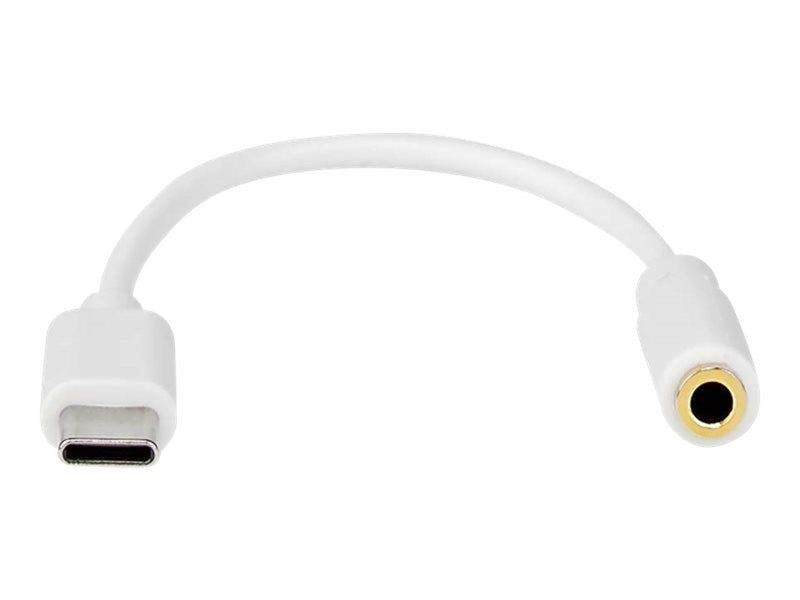 Nedis USB-C to headphone jack adapter - audio / USB - 10 cm