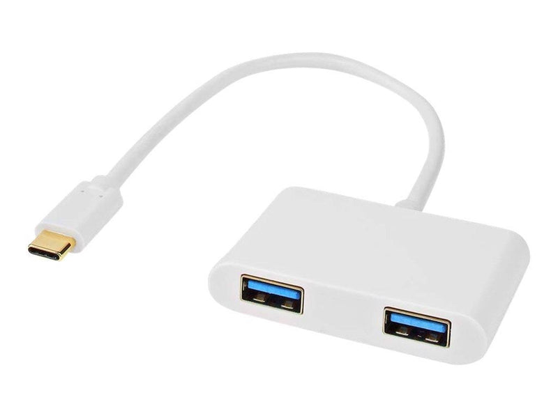 Nedis CCGB65960WT02 - hub - 2 ports USB-Hubs - 2 - Weiß