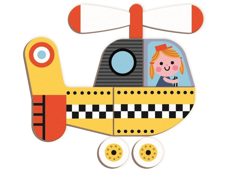 Janod - Magneti'Book - Racers - 50 magnets