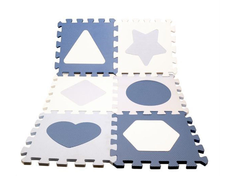 imagetoys Magni - Floor puzzle in foam w. shapes - Blue Boden