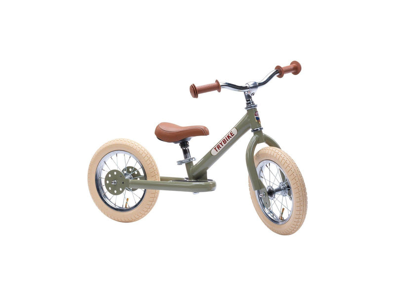 Trybike 2 wheels steel - Vintage green