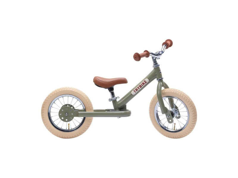 Trybike 2 wheels steel - Vintage green