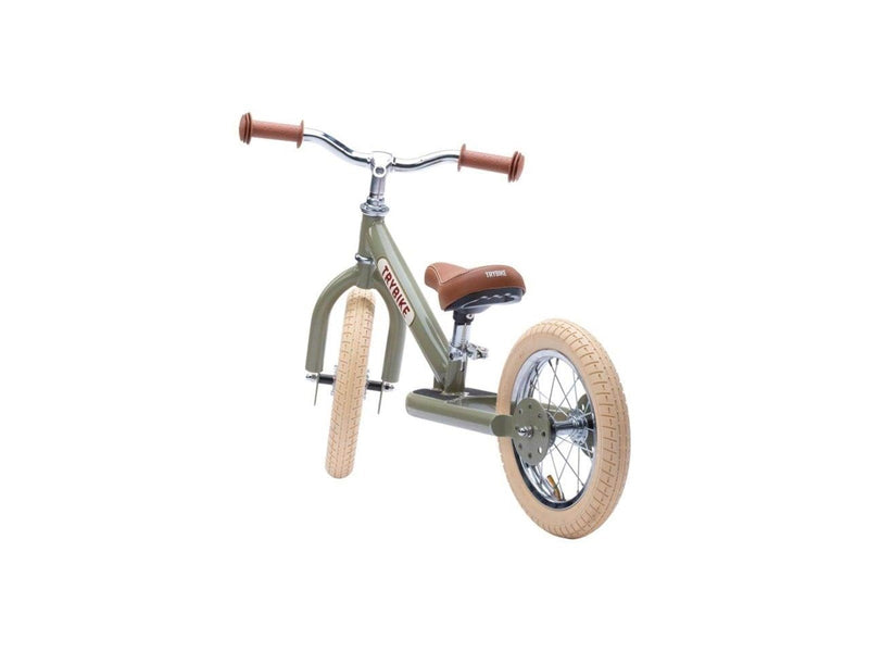 Trybike 2 wheels steel - Vintage green