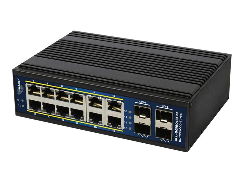 ALLNET ALL-SGI8016PM - switch - 12 ports - Managed