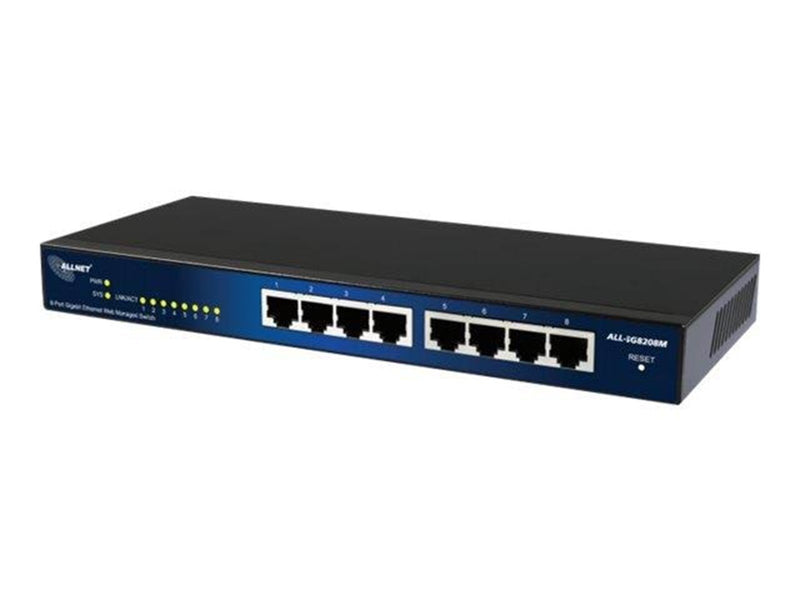 ALLNET ALL-SG8208M - switch - 8 ports - Managed