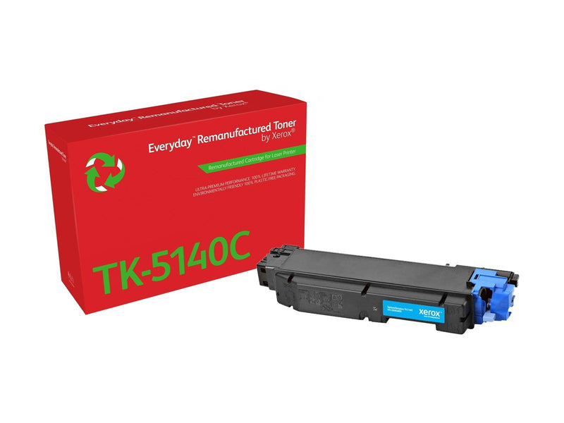 Xerox Everyday - cyan - compatible - remanufactured - toner cartridge (alternative for: Kyocera TK-5140C) - return programme - T