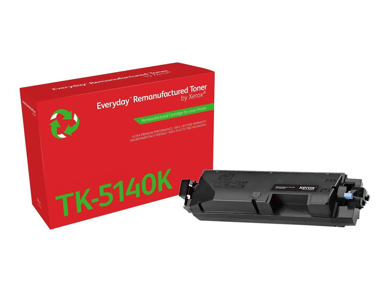 Xerox Everyday - black - compatible - remanufactured - toner cartridge (alternative for: Kyocera TK-5140K) - return programme -