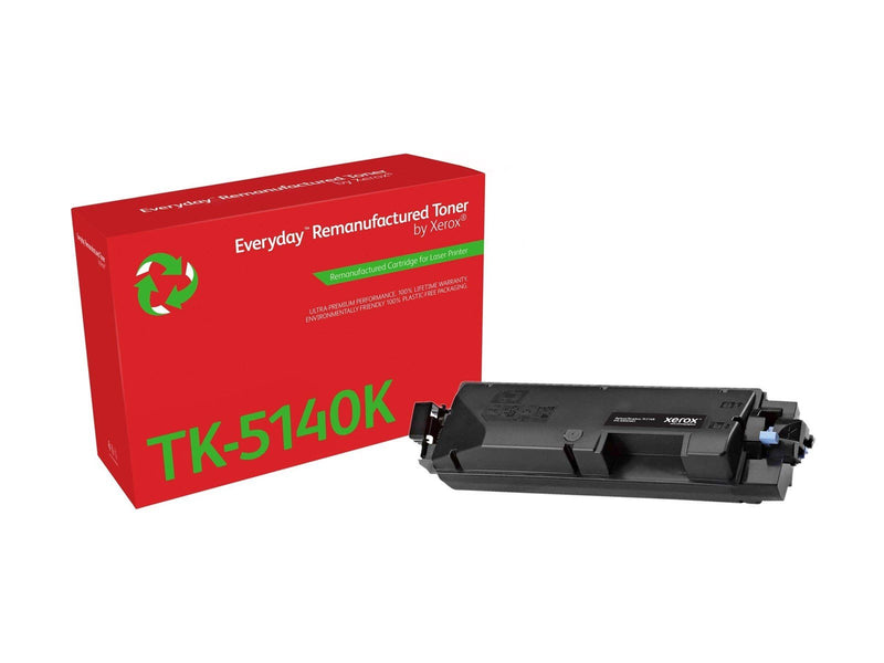 Xerox Everyday - black - compatible - remanufactured - toner cartridge (alternative for: Kyocera TK-5140K) - return programme -