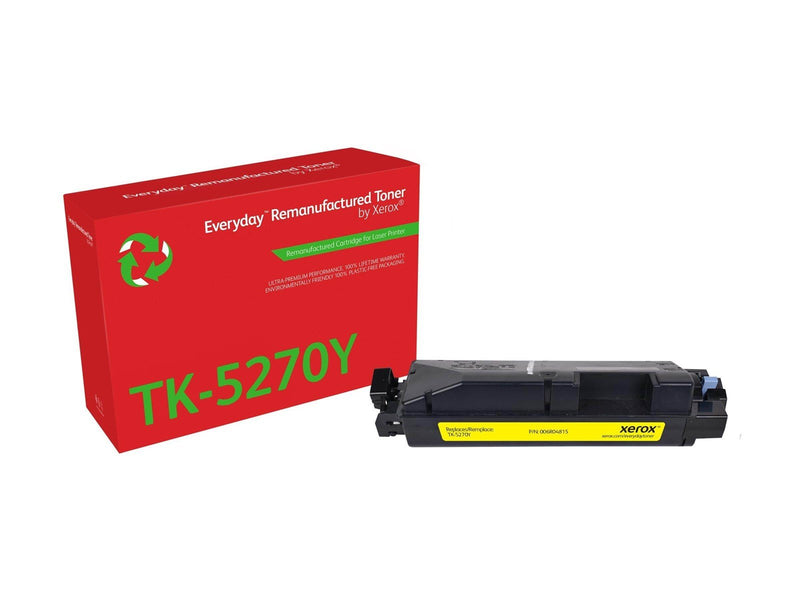 Xerox Everyday - yellow - compatible - remanufactured - toner cartridge (alternative for: Kyocera TK-5270Y) - return programme -