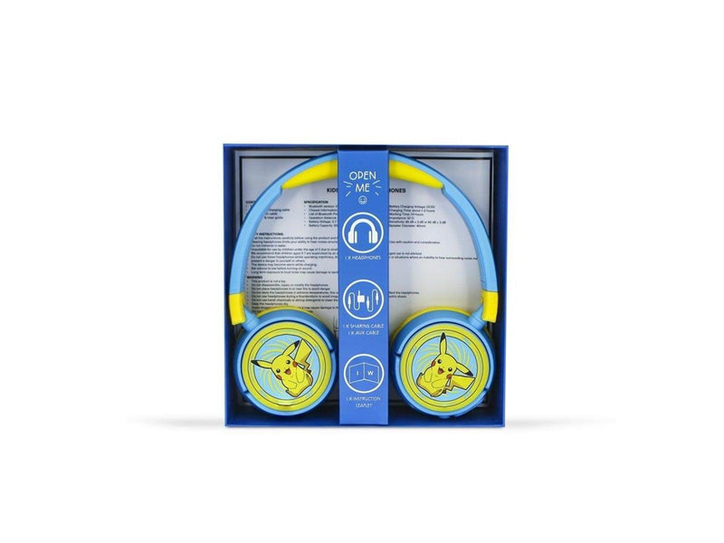 OTL Pokémon Pikachu Kids Wireless Headphones - Blue