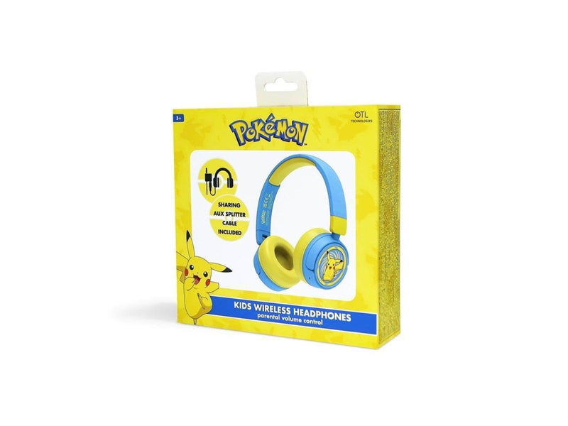 OTL Pokémon Pikachu Kids Wireless Headphones - Blue