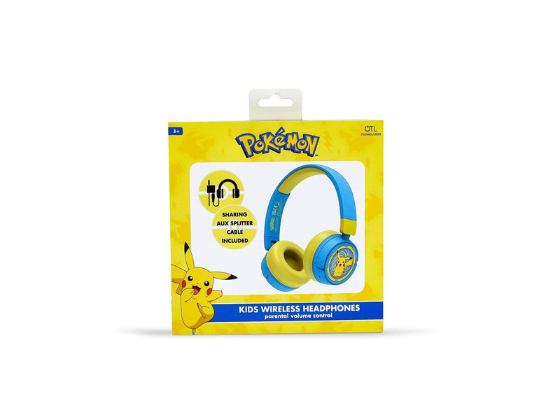 OTL Pokémon Pikachu Kids Wireless Headphones - Blue