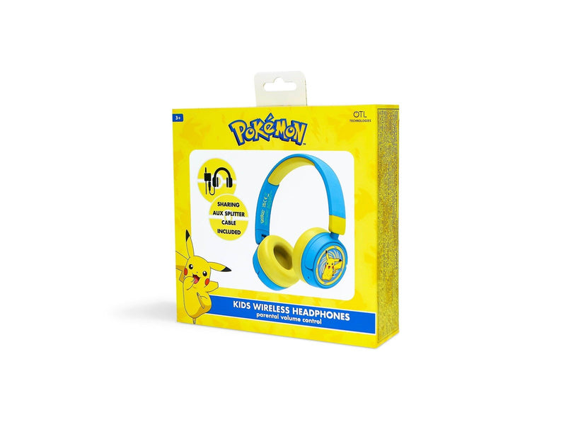 OTL Pokémon Pikachu Kids Wireless Headphones - Blue