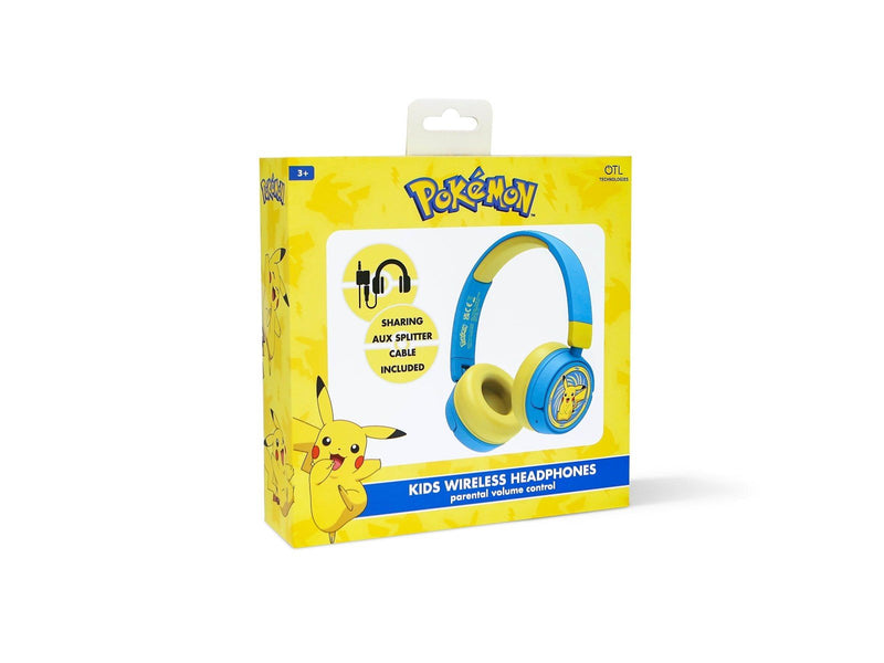 OTL Pokémon Pikachu Kids Wireless Headphones - Blue