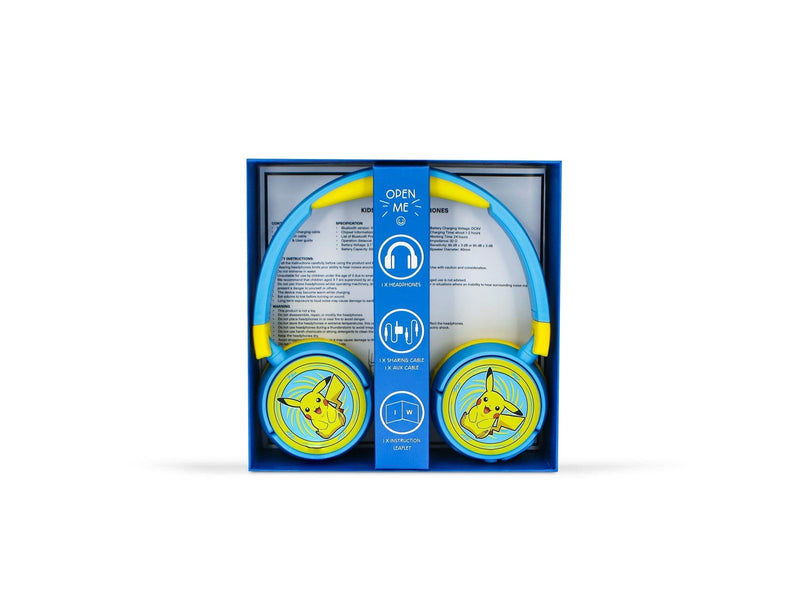 OTL Pokémon Pikachu Kids Wireless Headphones - Blue
