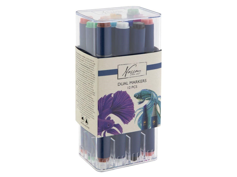 Nassau Round dual markers (12 pcs)