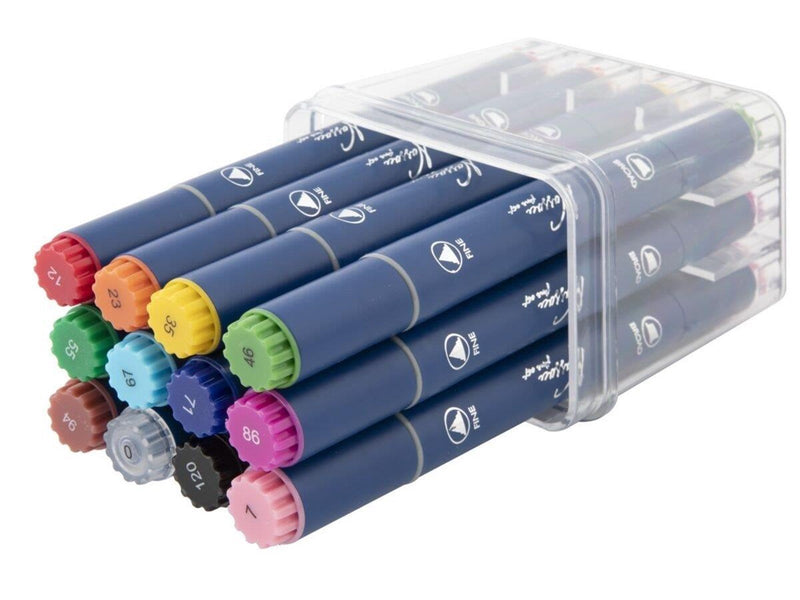 Nassau Round dual markers (12 pcs)