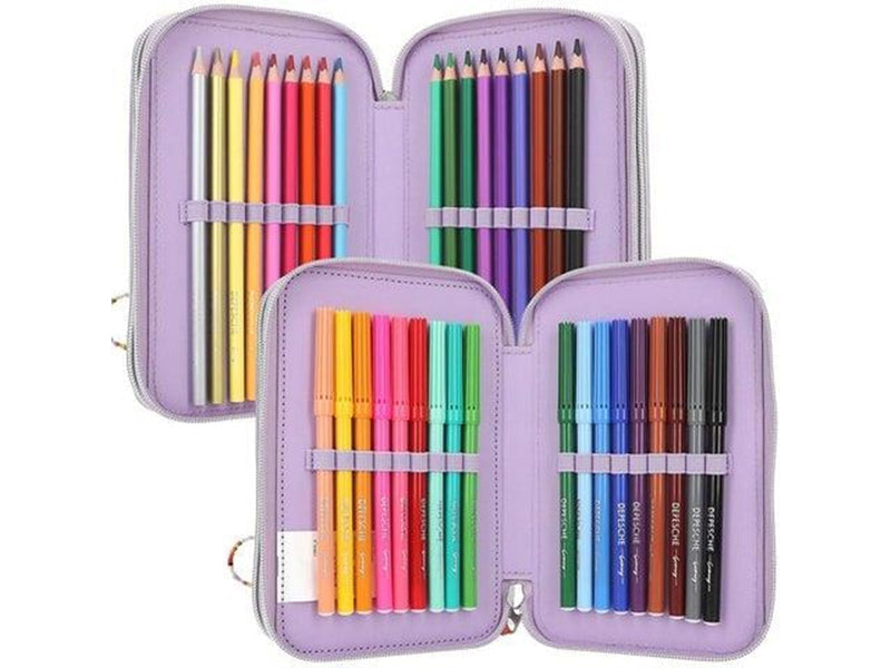 Topmodel - Triple Pencil Case with applied smart phone JOY ( 0412842 )