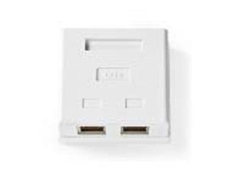 Nedis Network Wall Box | On-Wall | 2 port(s) | STP CAT6