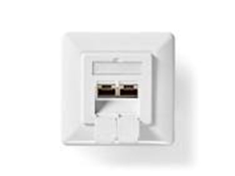 Nedis Network Wall Box | In-Wall | 2 port(s) | CAT6